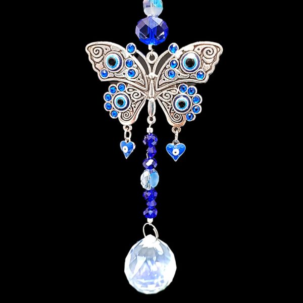 Glass Beads & Crystal Prism Suncatcher