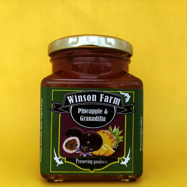 Pineapple & Granadilla jam